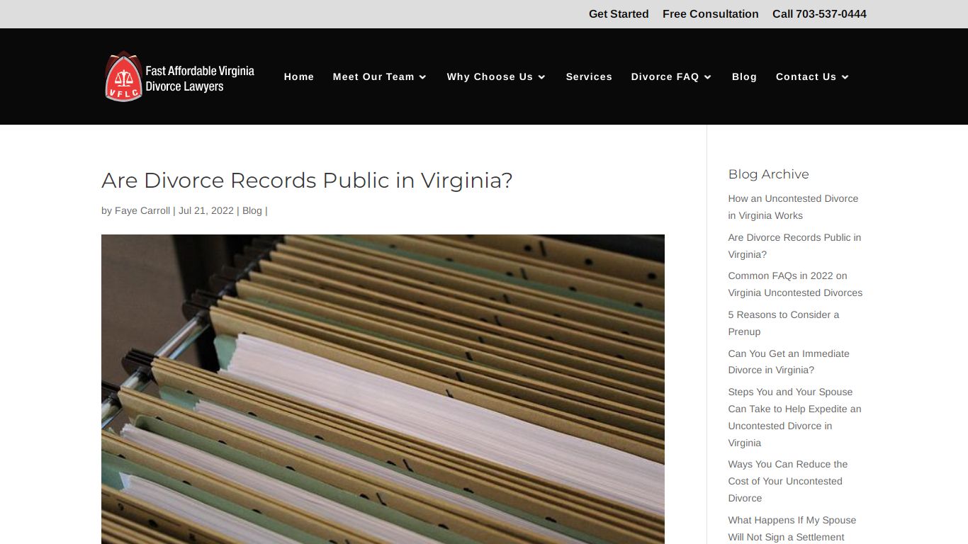 Are Divorce Records Public in Virginia?